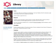 Tablet Screenshot of library.icscanada.edu